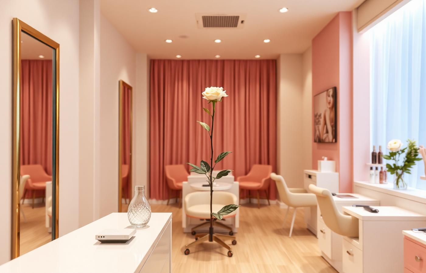 Innenansicht des Nagelstudios